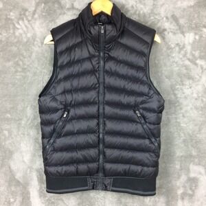 Lululemon Get Up Get Down‎ Vest Mens Small Black Puffer Outdoors Hiking No Hood